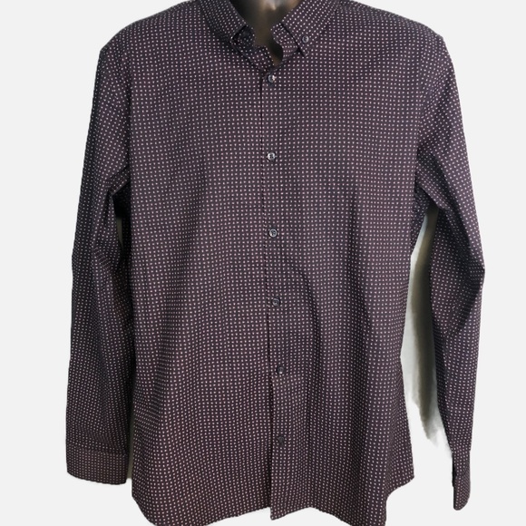 YD Men’s LS Slim Fit Casual Button Down Shirt size XL - Picture 1 of 6